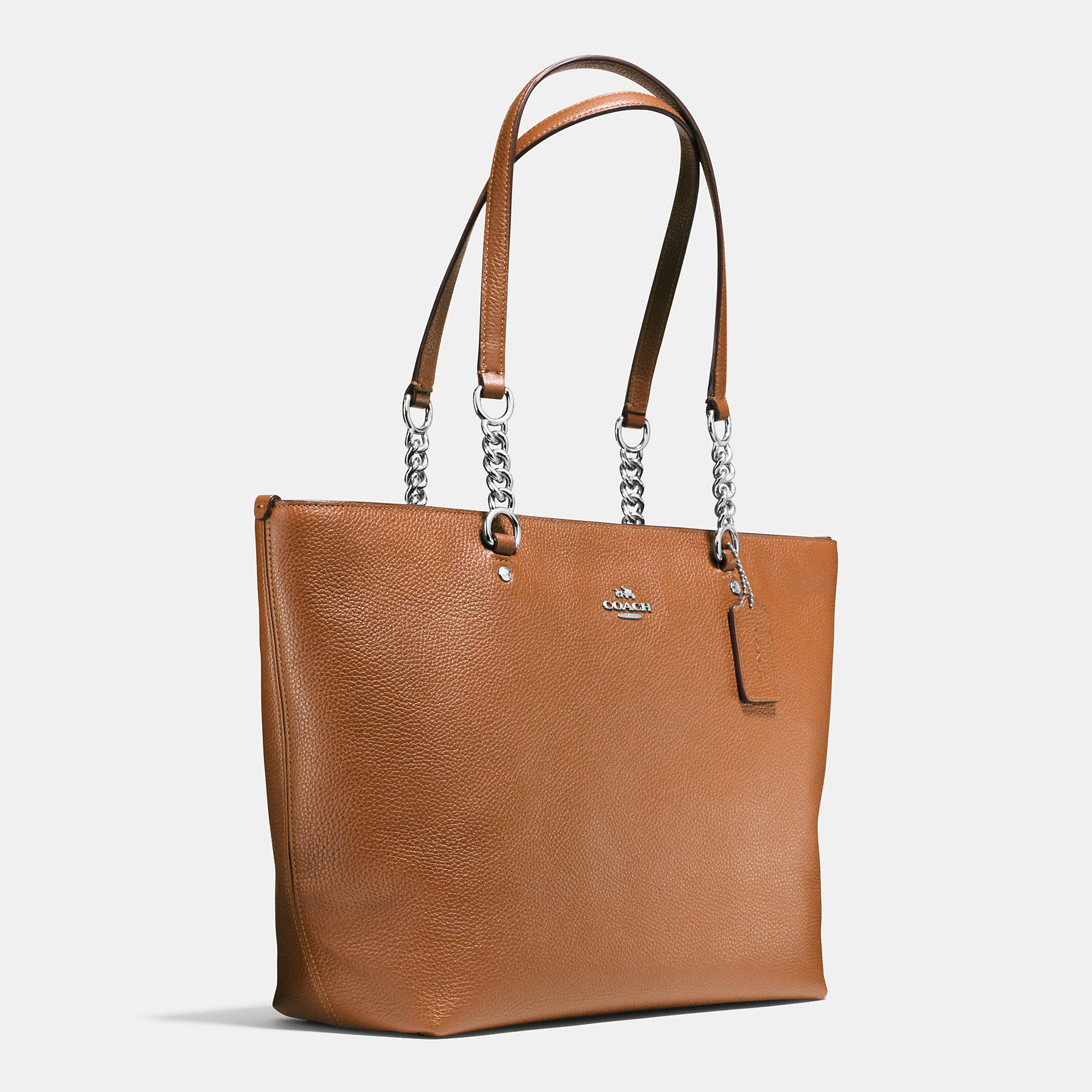 Lady Beloved Coach Sophia Tote In Pebble Leather | Women